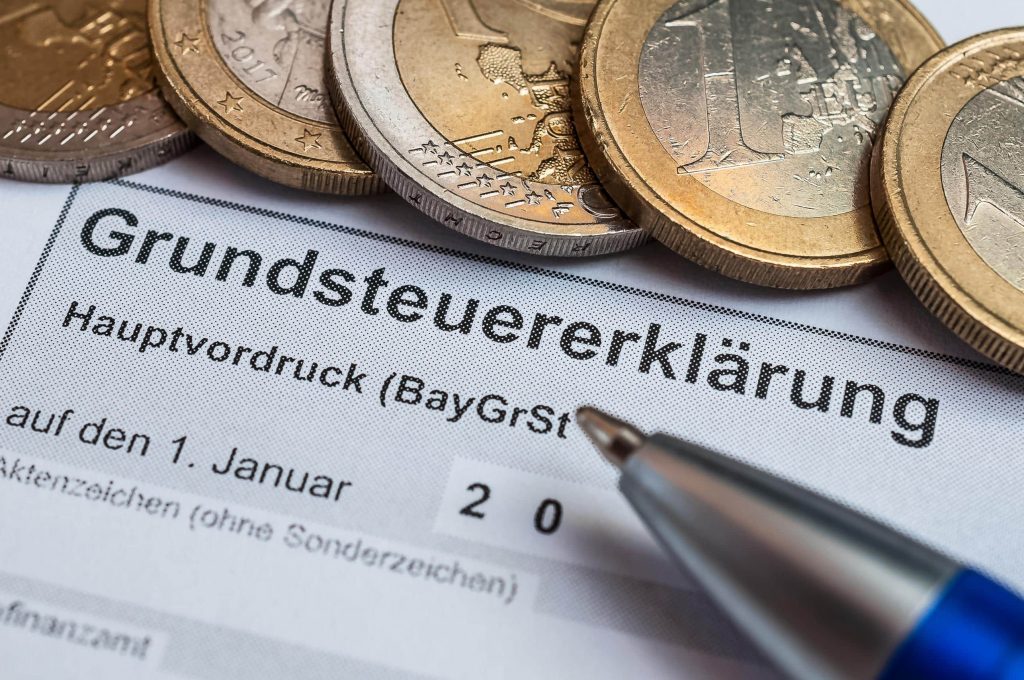 Grundsteuererklärung - Abgaben für das Grundstück